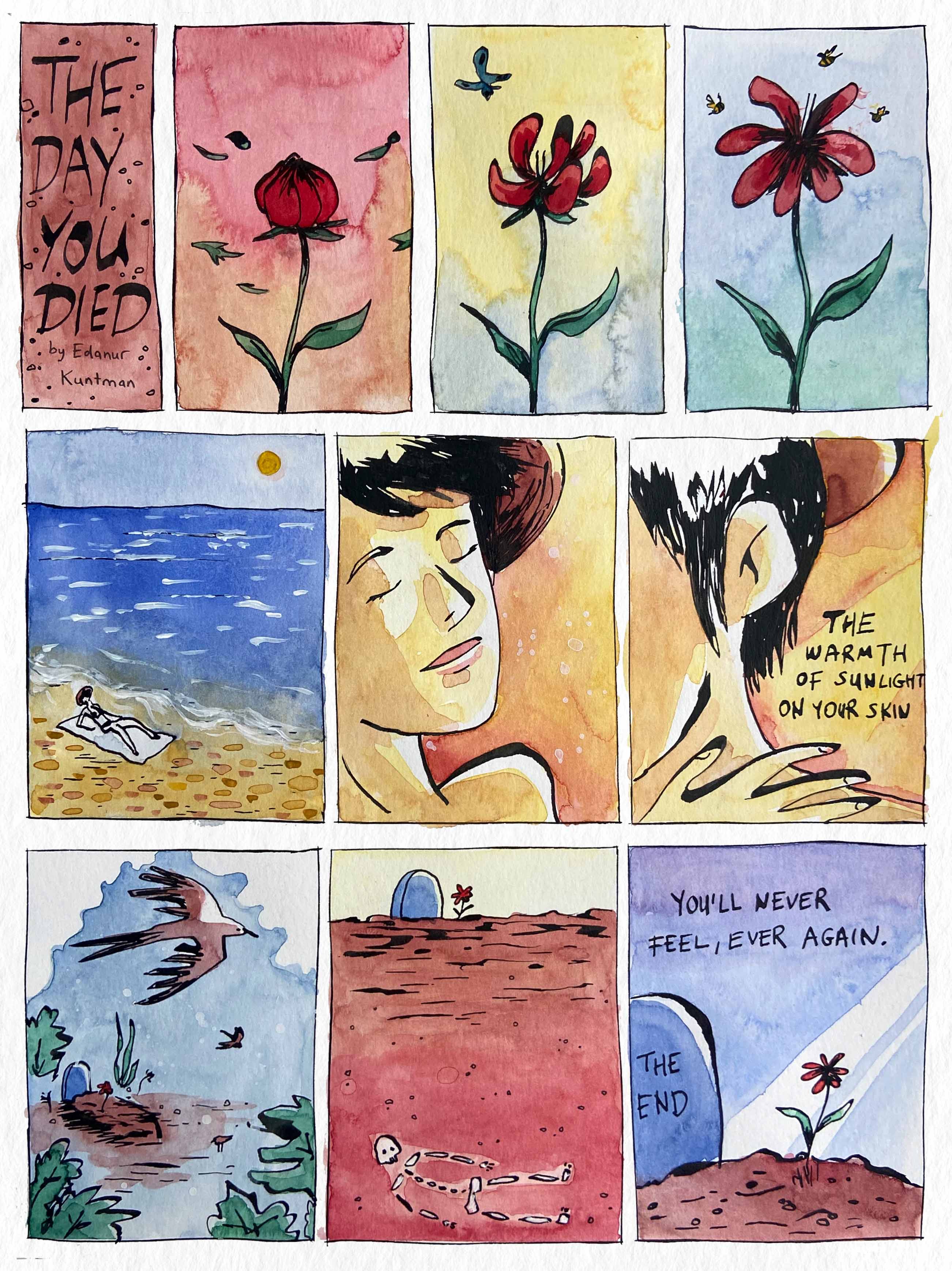 Comics called the day you died